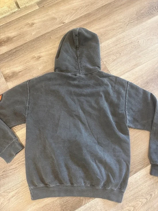 PacSun Black 'Good Vibes Only' Graphic Hoodie with Colorful Prints - Picture 4 of 4